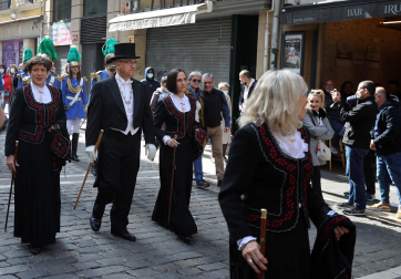 Imágenes de la Función de las Cinco Llagas en la Semana Santa de Pamplona 2022