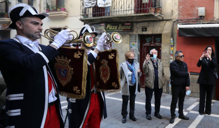 Imágenes de la Función de las Cinco Llagas en la Semana Santa de Pamplona 2022