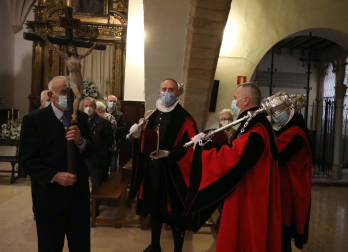 Imágenes de la Función de las Cinco Llagas en la Semana Santa de Pamplona 2022