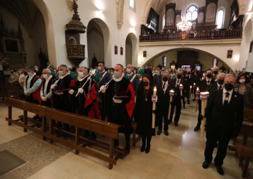 Imágenes de la Función de las Cinco Llagas en la Semana Santa de Pamplona 2022