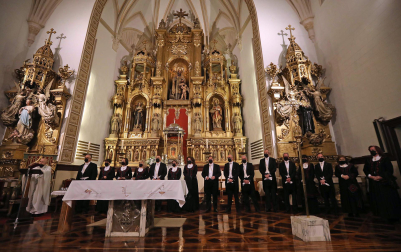 Imágenes de la Función de las Cinco Llagas en la Semana Santa de Pamplona 2022