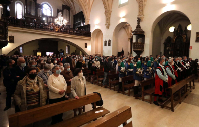 Imágenes de la Función de las Cinco Llagas en la Semana Santa de Pamplona 2022
