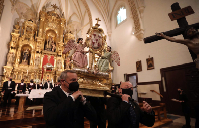 Imágenes de la Función de las Cinco Llagas en la Semana Santa de Pamplona 2022