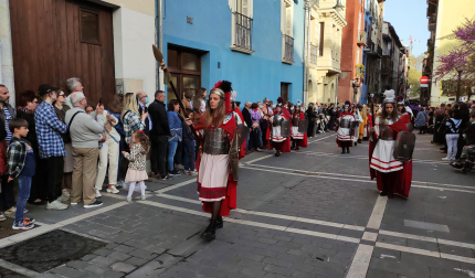 Procesión del Santo Entierro de la Semana Santa 2022 en Pamplona