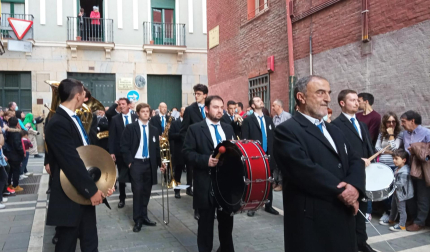 Procesión del Santo Entierro de la Semana Santa 2022 en Pamplona