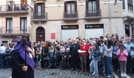 Procesión del Santo Entierro de la Semana Santa 2022 en Pamplona