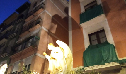 Procesión del Santo Entierro de la Semana Santa 2022 en Pamplona