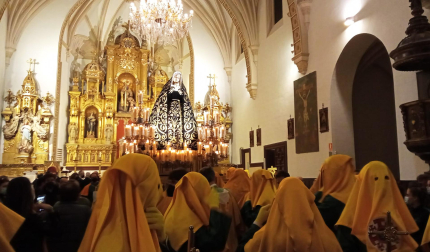 Procesión del Santo Entierro de la Semana Santa 2022 en Pamplona