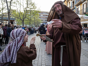 Imágenes de la procesión del Santo Entierro en Estella./