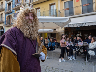 Imágenes de la procesión del Santo Entierro en Estella./