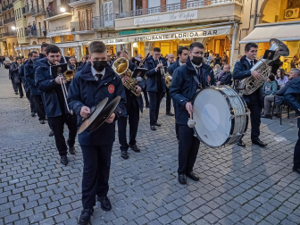 Imágenes de la procesión del Santo Entierro en Estella./