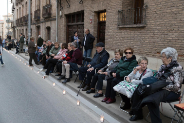 Imágenes de la procesión del Santo Entierro en Corella./