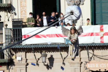 Badaja del Ángel de Tudela Semana Santa 2022.