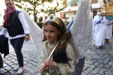 Bajada del Ángel de Tudela Semana Santa 2022.