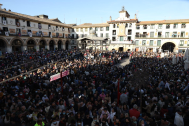 Bajada del Ángel de Tudela Semana Santa 2022.