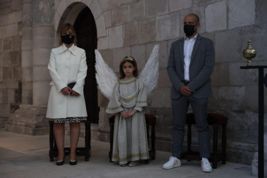 Bajada del Ángel de Tudela Semana Santa 2022.