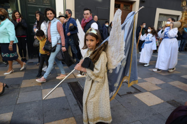 Bajada del Ángel de Tudela Semana Santa 2022.
