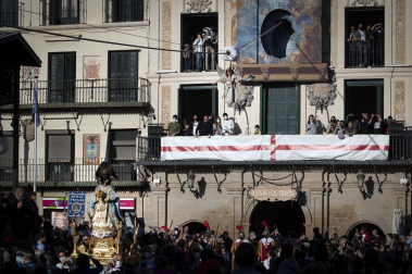 Badaja del Ángel de Tudela Semana Santa 2022.