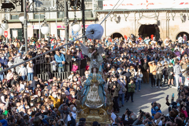 Badaja del Ángel de Tudela Semana Santa 2022.