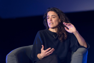 Patricia López Arnaiz en la Muestra de cine español de Tudela.