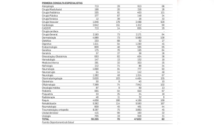 Lista de espera para primera consulta