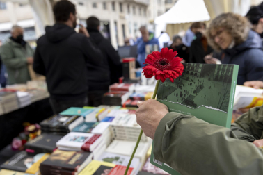Imágenes de la Feria del Libro celebrada en Pamplona./