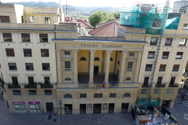 Fachada del Teatro Gayarre en 2014