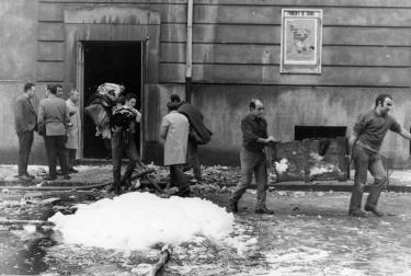 Incendio del Teatro Gayarre el 21 de noviembre de 1968