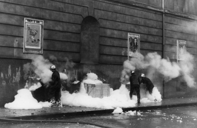 Incendio del Teatro Gayarre el 21 de noviembre de 1968