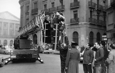 Incendio del Teatro Gayarre el 21 de noviembre de 1968