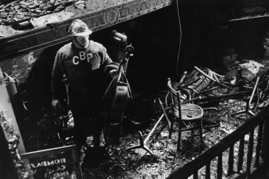 Incendio del Teatro Gayarre el 21 de noviembre de 1968