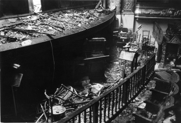Incendio del Teatro Gayarre el 21 de noviembre de 1968