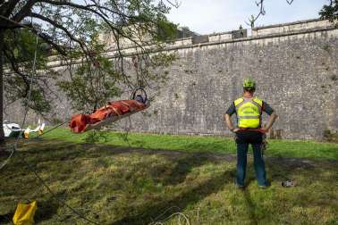 Exhibición de medios de rescate de la Guardia Civil