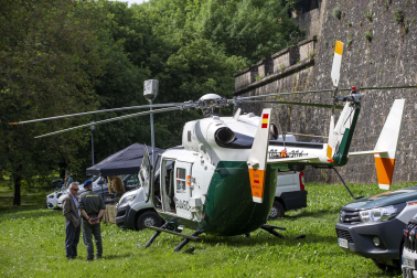 Exhibición de medios de rescate de la Guardia Civil