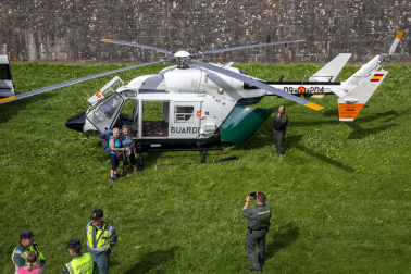 Exhibición de medios de rescate de la Guardia Civil