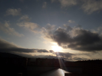 Amanece en la Rochapea.