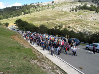Romería a San Miguel de Aralar.