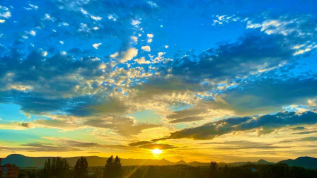 Atardecer en Pamplona