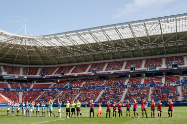 Imágeens de la victoria de Osasuna Femenino contra el Espanyol (2-0) en el encuentro disputado el domingo, 15 de mayo, en el estadio de El Sadar