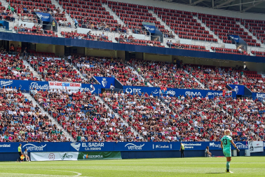 Imágeens de la victoria de Osasuna Femenino contra el Espanyol (2-0) en el encuentro disputado el domingo, 15 de mayo, en el estadio de El Sadar