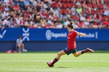 Imágeens de la victoria de Osasuna Femenino contra el Espanyol (2-0) en el encuentro disputado el domingo, 15 de mayo, en el estadio de El Sadar