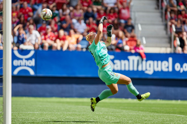 Imágeens de la victoria de Osasuna Femenino contra el Espanyol (2-0) en el encuentro disputado el domingo, 15 de mayo, en el estadio de El Sadar