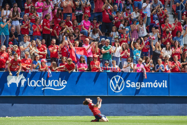 Imágeens de la victoria de Osasuna Femenino contra el Espanyol (2-0) en el encuentro disputado el domingo, 15 de mayo, en el estadio de El Sadar