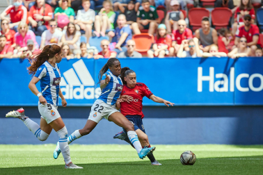 Imágeens de la victoria de Osasuna Femenino contra el Espanyol (2-0) en el encuentro disputado el domingo, 15 de mayo, en el estadio de El Sadar