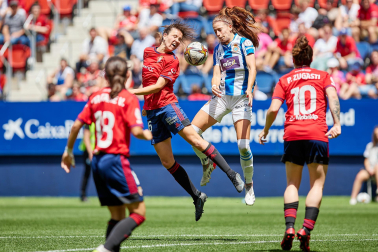 Imágeens de la victoria de Osasuna Femenino contra el Espanyol (2-0) en el encuentro disputado el domingo, 15 de mayo, en el estadio de El Sadar