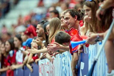 Imágeens de la victoria de Osasuna Femenino contra el Espanyol (2-0) en el encuentro disputado el domingo, 15 de mayo, en el estadio de El Sadar