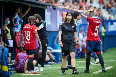 Imágeens de la victoria de Osasuna Femenino contra el Espanyol (2-0) en el encuentro disputado el domingo, 15 de mayo, en el estadio de El Sadar