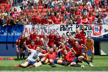Imágeens de la victoria de Osasuna Femenino contra el Espanyol (2-0) en el encuentro disputado el domingo, 15 de mayo, en el estadio de El Sadar