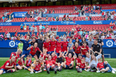Imágeens de la victoria de Osasuna Femenino contra el Espanyol (2-0) en el encuentro disputado el domingo, 15 de mayo, en el estadio de El Sadar