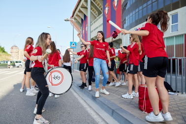 Imágeens de la victoria de Osasuna Femenino contra el Espanyol (2-0) en el encuentro disputado el domingo, 15 de mayo, en el estadio de El Sadar